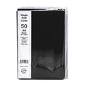 Cards Singlefold 50 PACK A6 Black