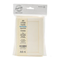 Cards A6 Cream with Rect Aperture (10) - A6-4