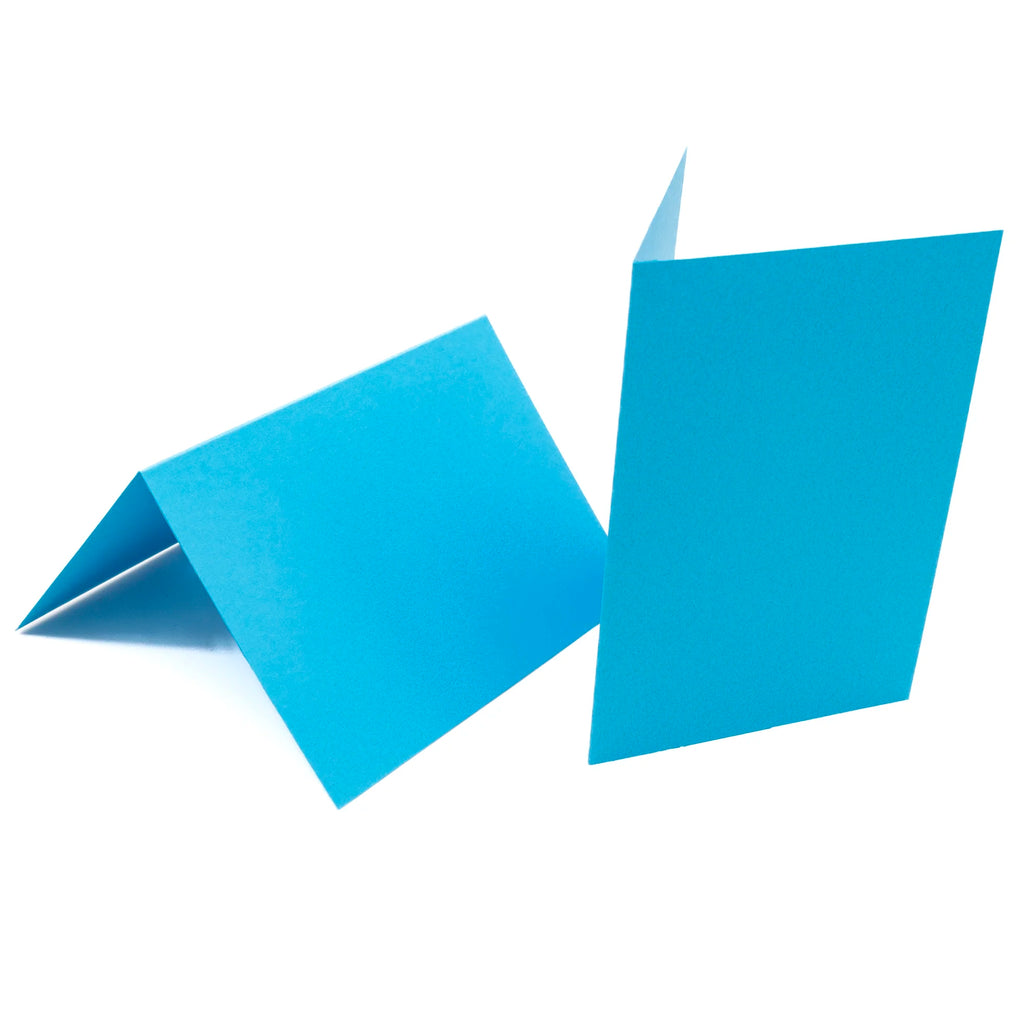 Cards Singlefold A6 Turquoise Pack of 10