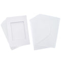 Cards A6 White with Rectangle Aperture Pack of 10 - A6-3