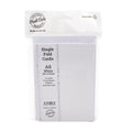 Cards Singlefold A6 White Pack of 10