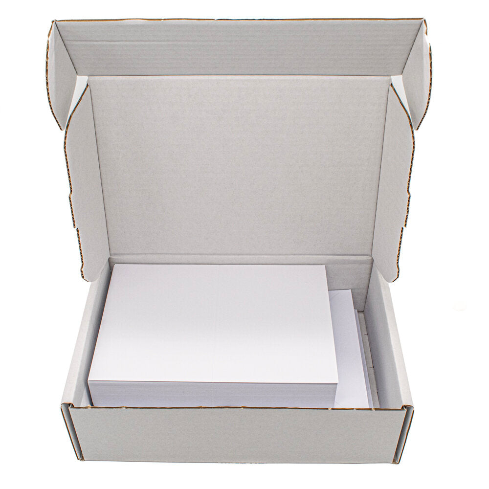 Cards Singlefold A6 White Pack of 100