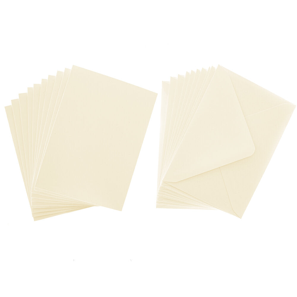 Cards Singlefold Mini Cream Pack of 10
