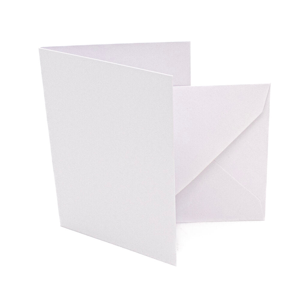 Cards Singlefold (50 PACK) Mini White