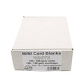 Cards Singlefold Mini White Pack of 100