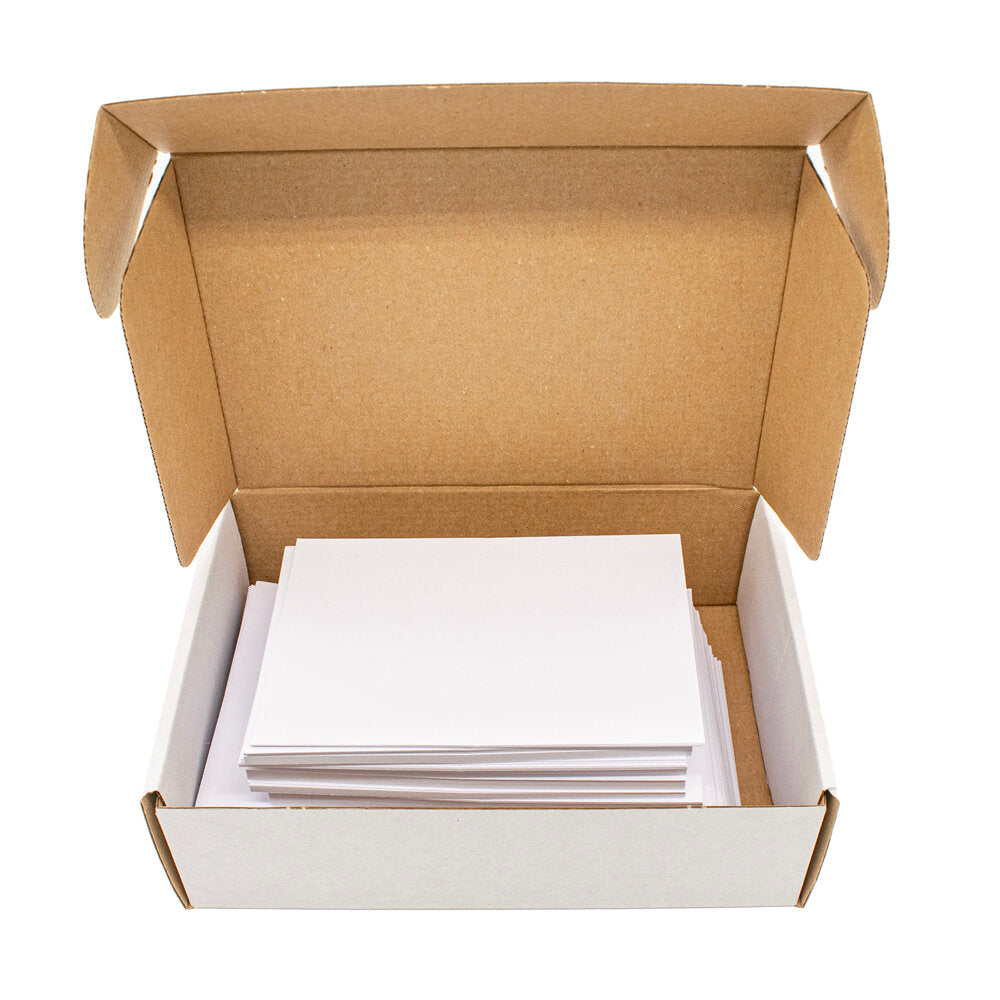 Cards Singlefold Mini White Pack of 100