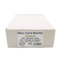 Cards Singlefold Slim Cream Pack of 100