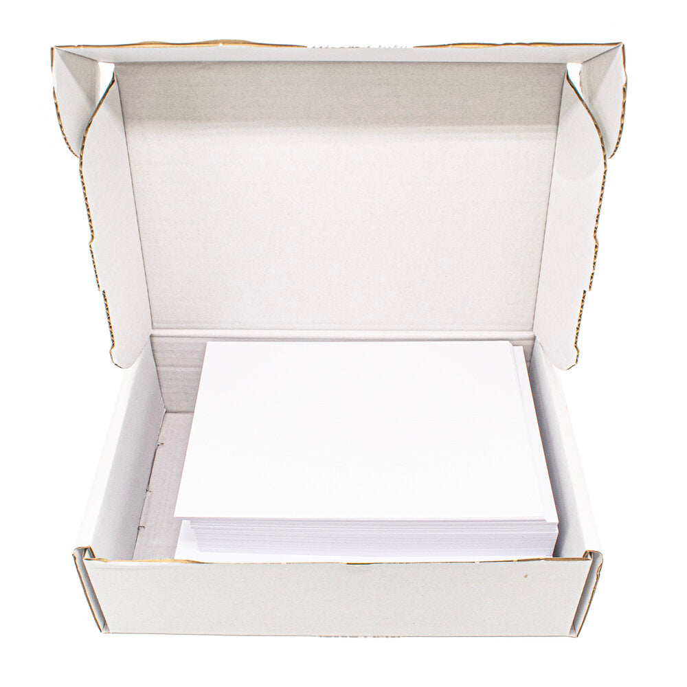 Cards Singlefold Slim White Pack of 100