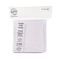 Cards Singlefold SMALL Square White Pack of 10