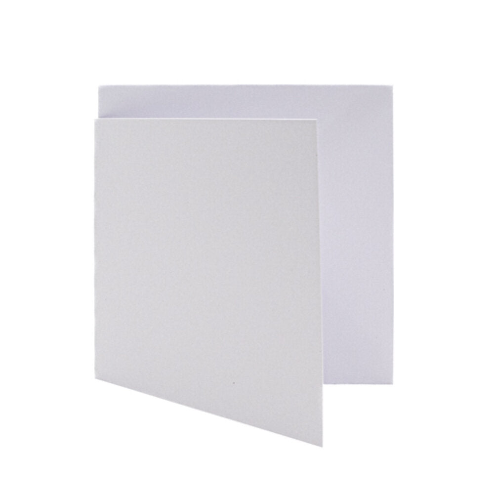 Cards Singlefold SMALL Square White Pack of 10