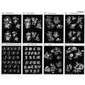 Swiss Glass Engraving Patterns Vol 1 Pack of 8 PP1