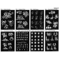 Swiss Glass Engraving Patterns Vol 6 Pack of 8 PP6