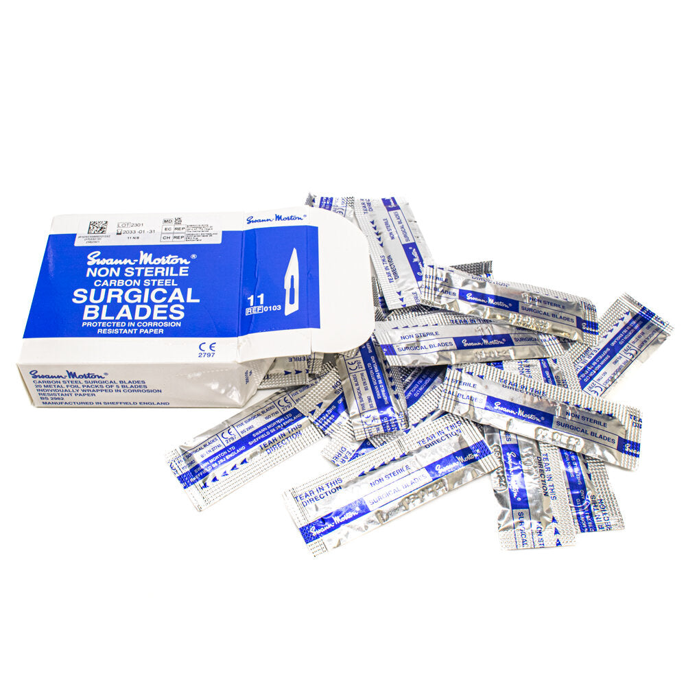 Swann Morton 0102/1102 Scalpel Blades 10a Box 100