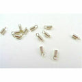 Spring Ends Silver Plated Pack of 12