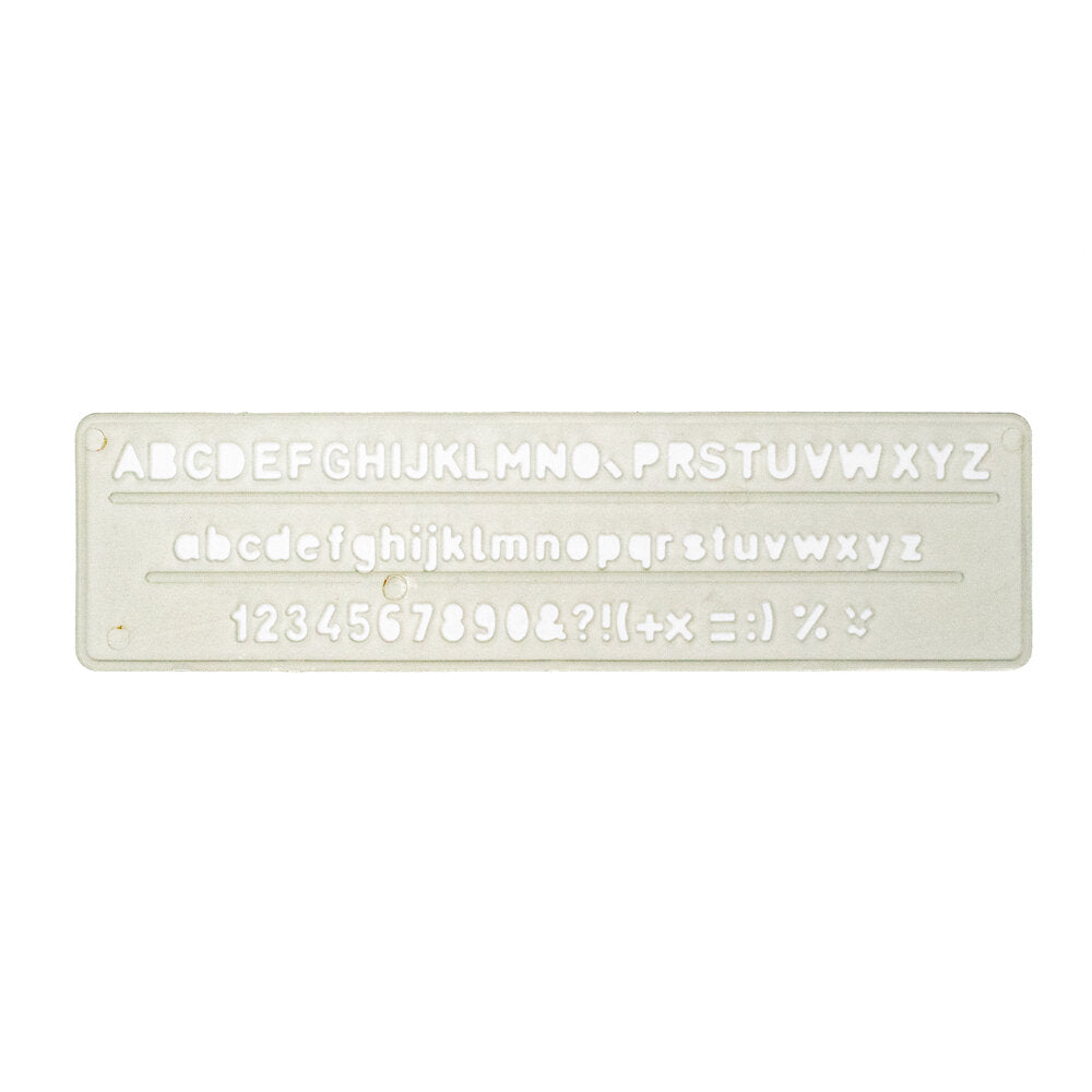 Stencils Lettering 5mm - 30mm Set of 4