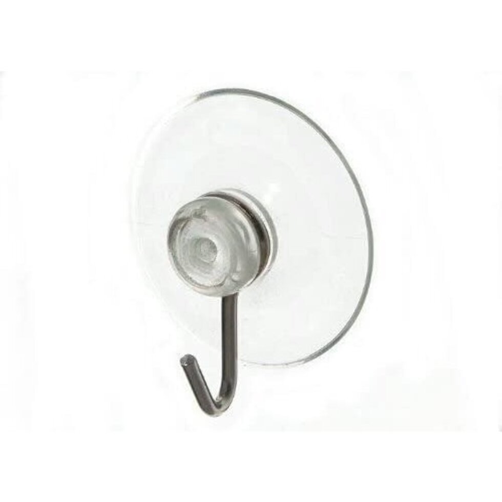 Suction Cups with Metal Hook 32mm Pack of 4