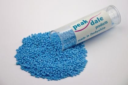 Beads T02-43 Light Blue Opaque Glass Seed 35g