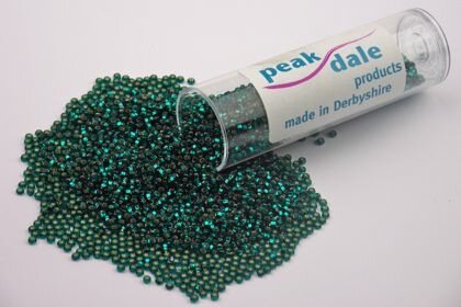 Beads T05-15 Emerald Foil Glass Seed 35g