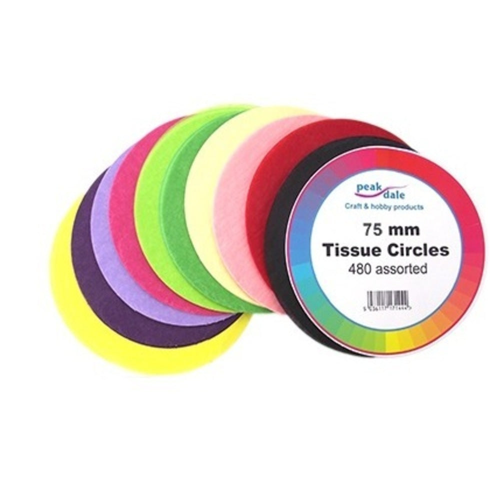 Tissue Circles 75mm (3 inch)