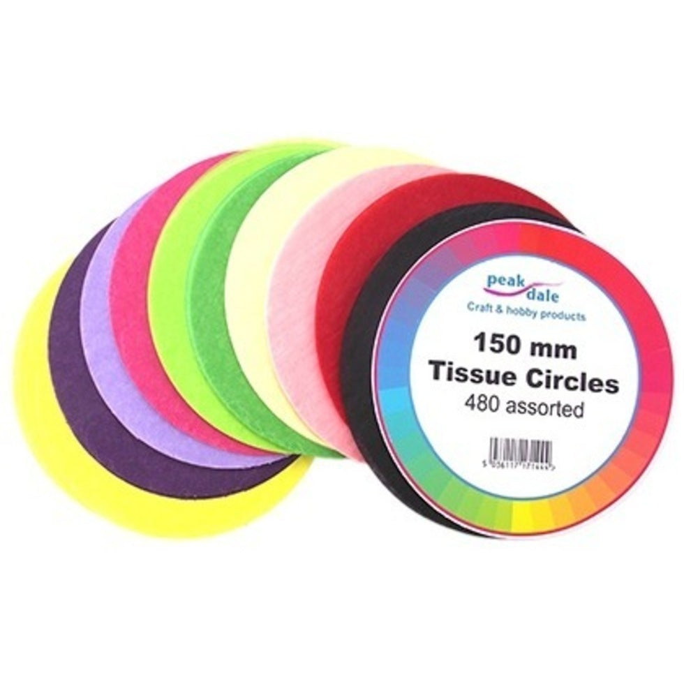 Tissue Circles 150mm (6 inch)