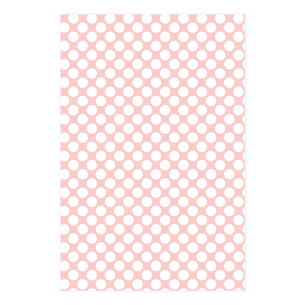 Tissue Paper PINK POLKA DOT Pack of 24