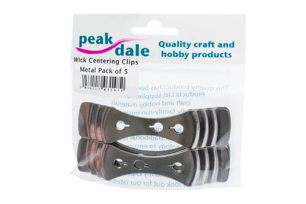 Wick Centering Clips, Metal, Pack of 5