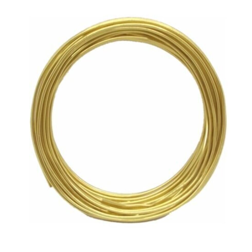 Aluminium Wire Gold 2mm 100g