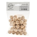 Beads Whitewood 20mm Pack of 40