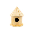 Wooden Bird House Round