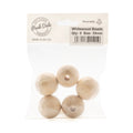 Beads Whitewood 35mm Pack of 5