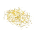 Eye Pins 50mm Gilt Plated Pack of 144